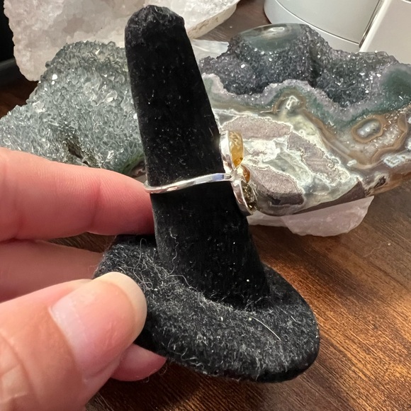 Brand new without tags. Elegant Multicolor Amber Ring Sz 7.5 - Picture 4 of 7